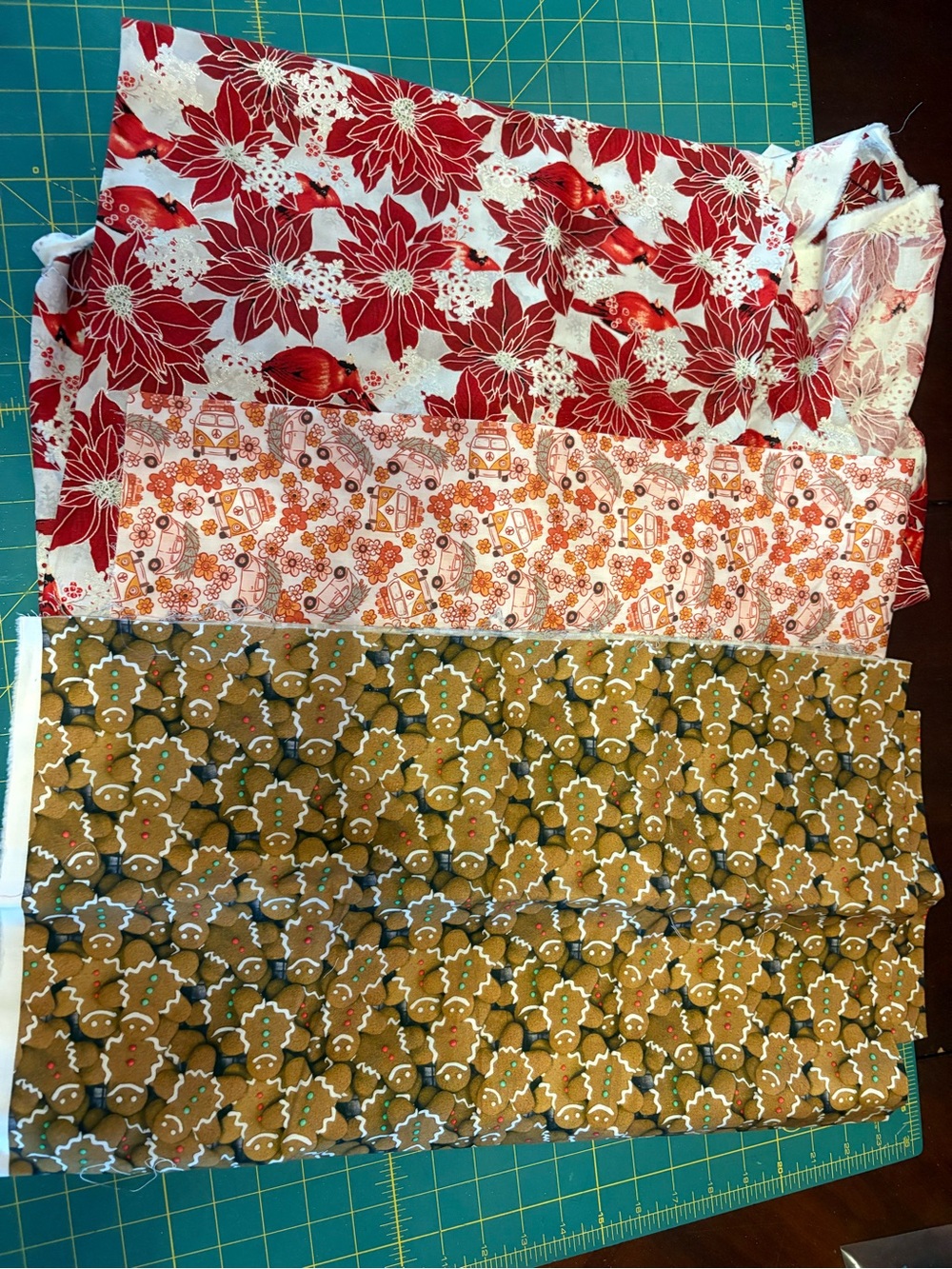 Christmas quilting cotton lot